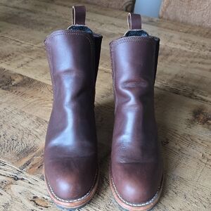Women's Redwing Harriet Leather Boots In Mahogany